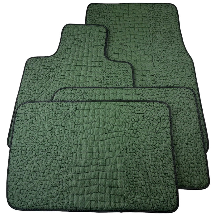 Green Leather Floor Mats for Rolls-Royce Phantom VIII (2017-2024) - AutoWin