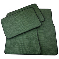 Green Leather Floor Mats for Rolls-Royce Phantom VIII (2017-2024) - AutoWin