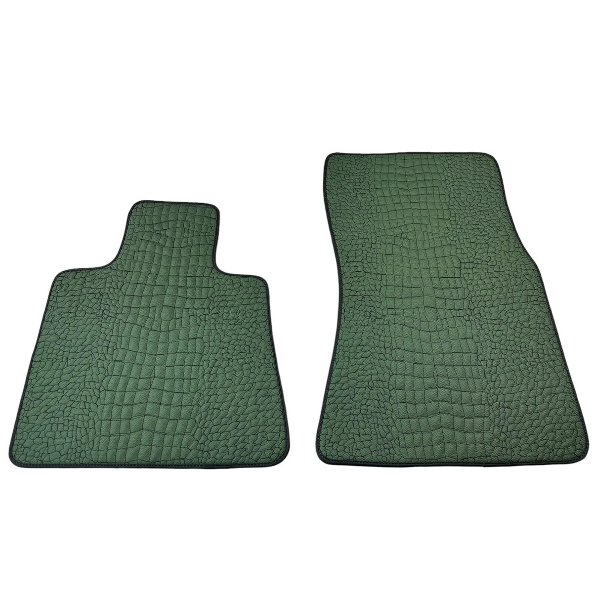 Green Leather Floor Mats for Rolls-Royce Phantom VIII (2017-2024) - AutoWin