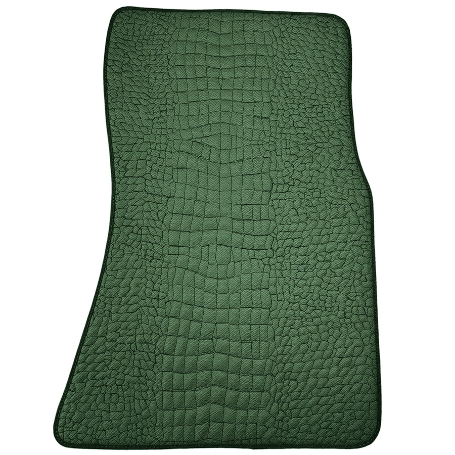 Green Leather Floor Mats for Rolls-Royce Phantom VIII (2017-2024) - AutoWin