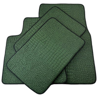 Green Leather Floor Mats for Rolls-Royce Phantom VIII (2017-2024) - AutoWin