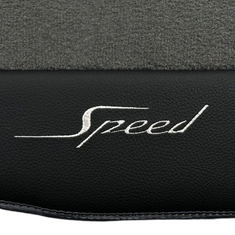 Grey Floor Mats For Bentley Bentayga (2015-2023) with Leather - AutoWin