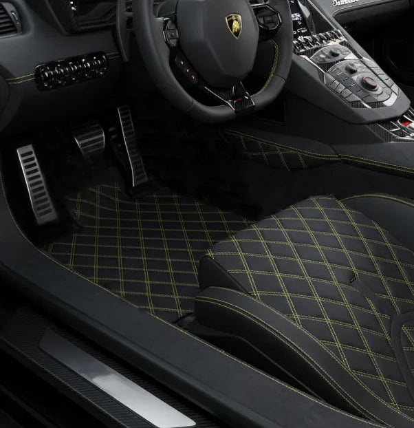 Interior look of floor mats for Lamborghini Aventador SV (2012-2022)