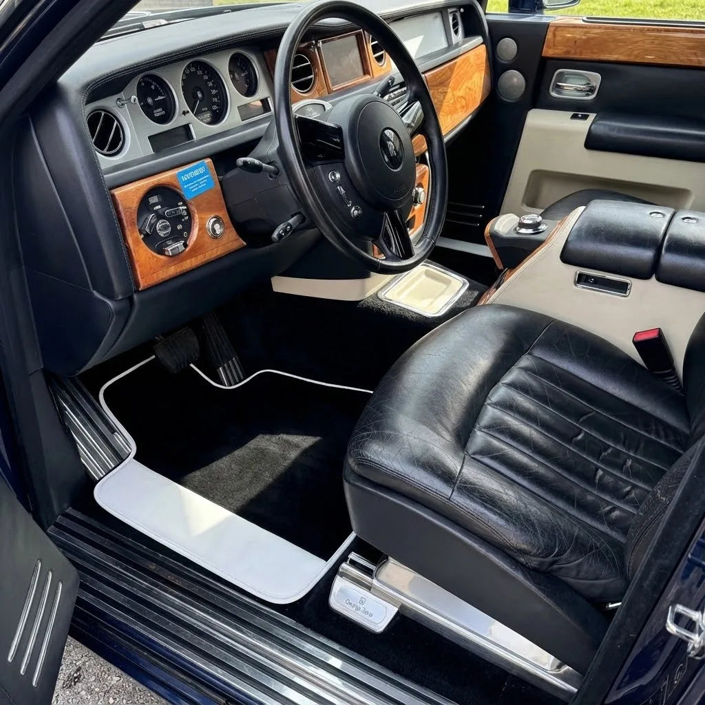 Interior look of floor mats for Rolls Royce Phantom VIII 2017-2024