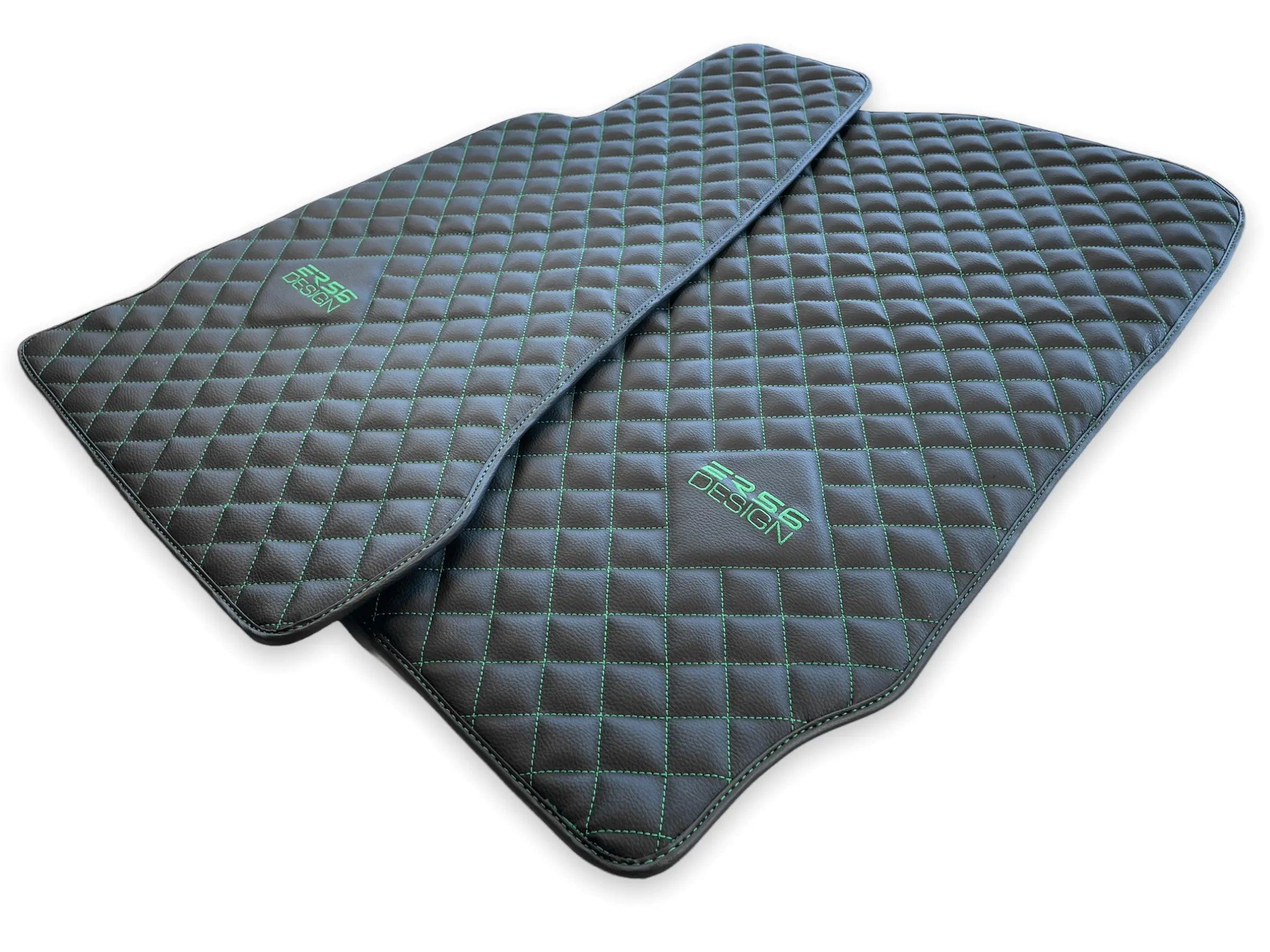 Leather Floor Mats For Aston Martin Vanquish (2012–2018) ER56 Design - AutoWin