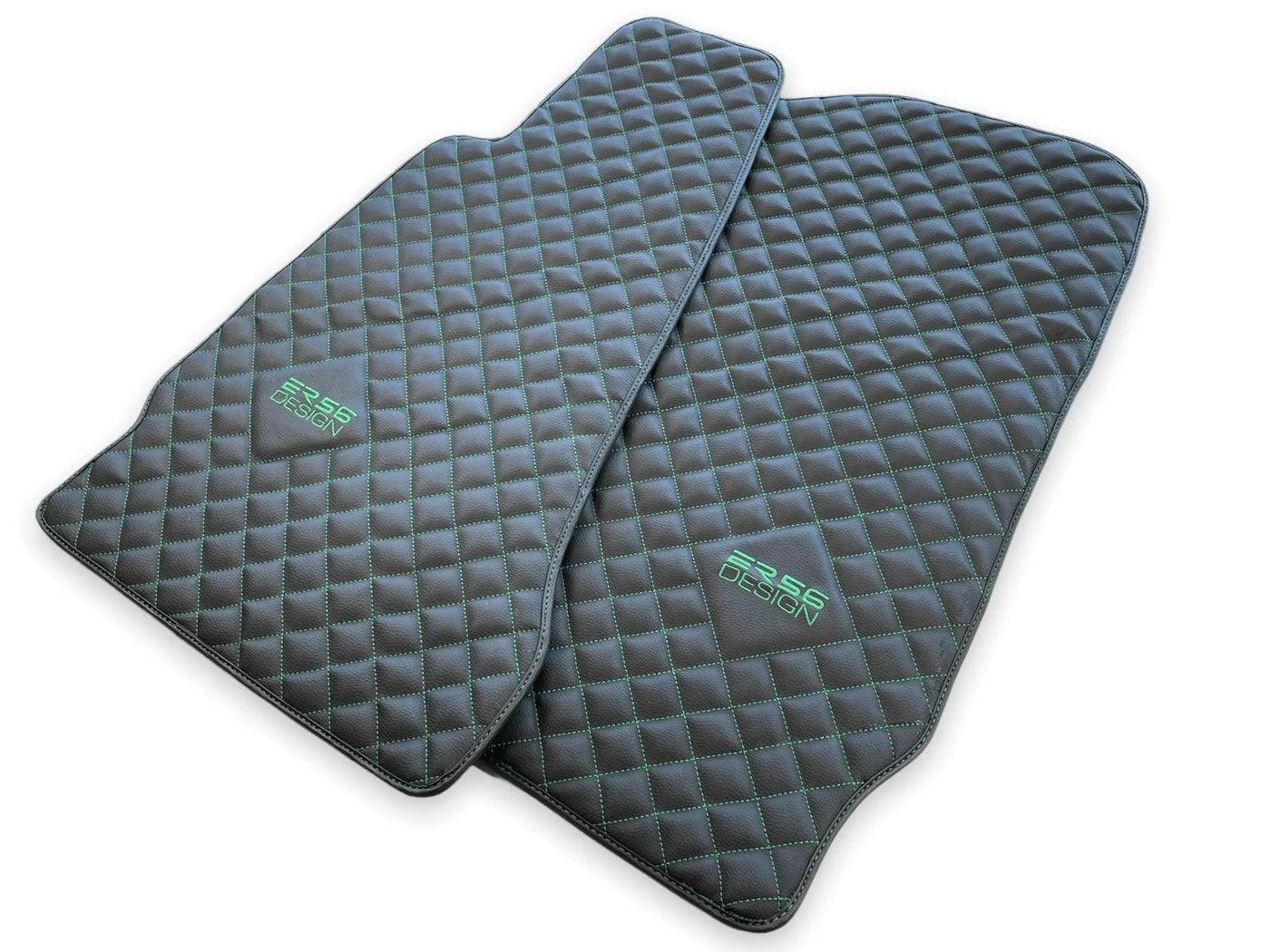 Leather Floor Mats For Aston Martin Vanquish (2012–2018) ER56 Design - AutoWin