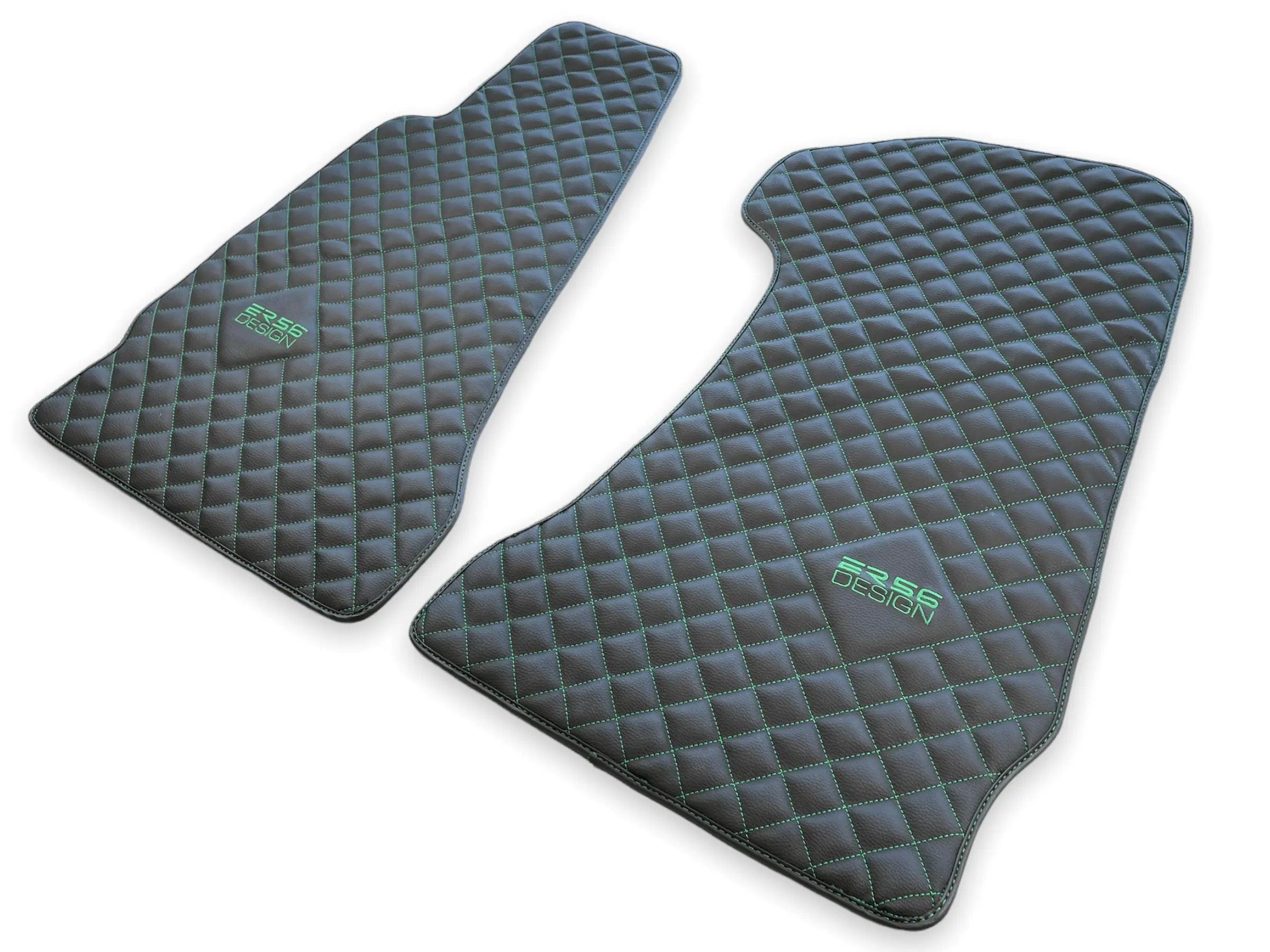 Leather Floor Mats For Aston Martin Vanquish (2012–2018) ER56 Design - AutoWin