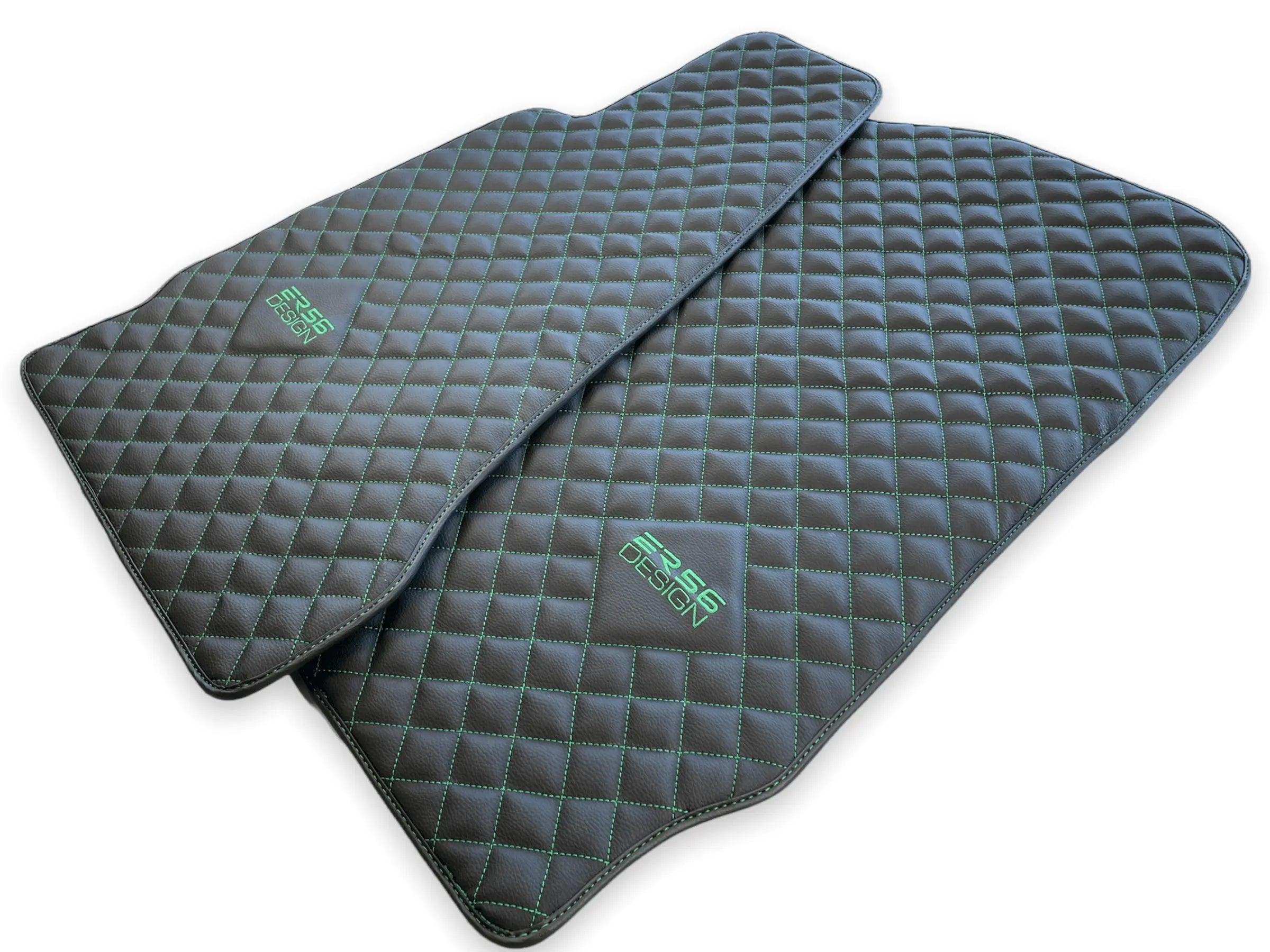 Leather Floor Mats For Aston Martin Vanquish (2012–2018) ER56 Design - AutoWin