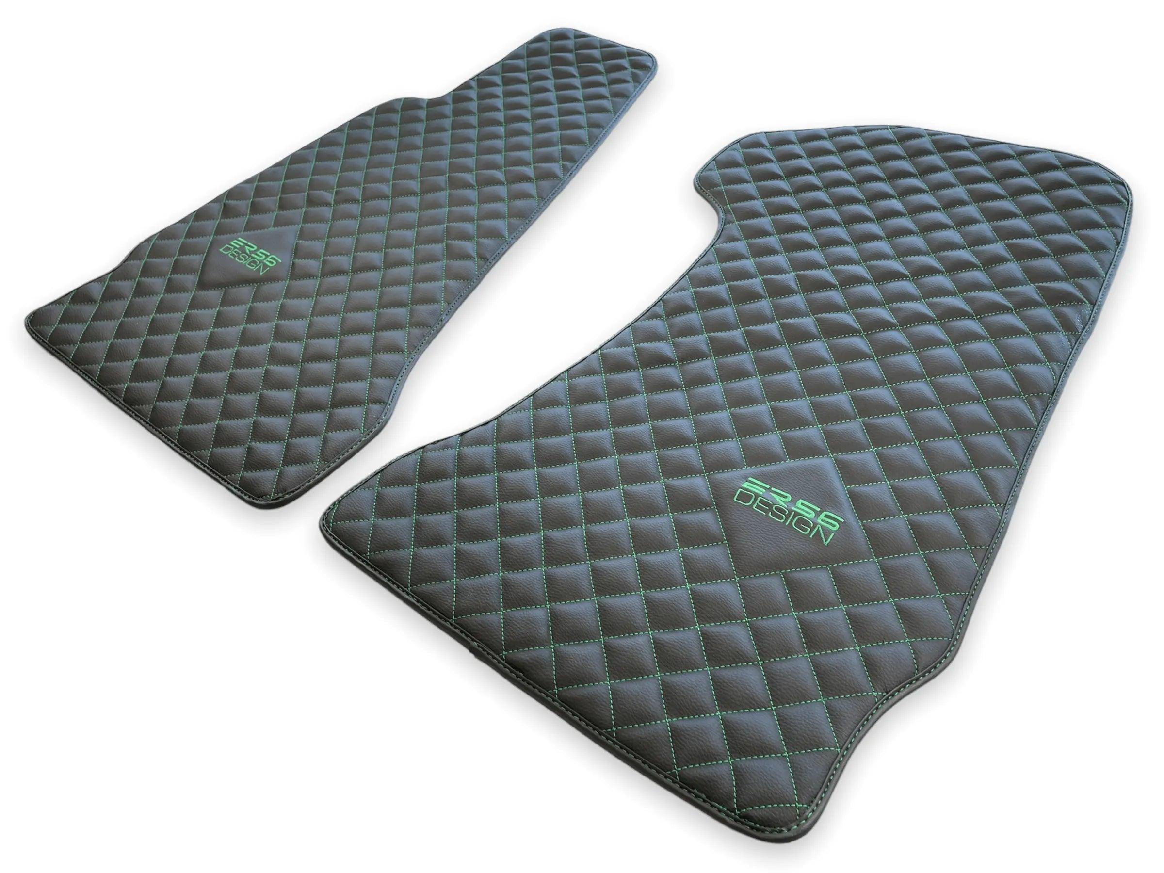 Leather Floor Mats For Aston Martin Vanquish (2012–2018) ER56 Design - AutoWin