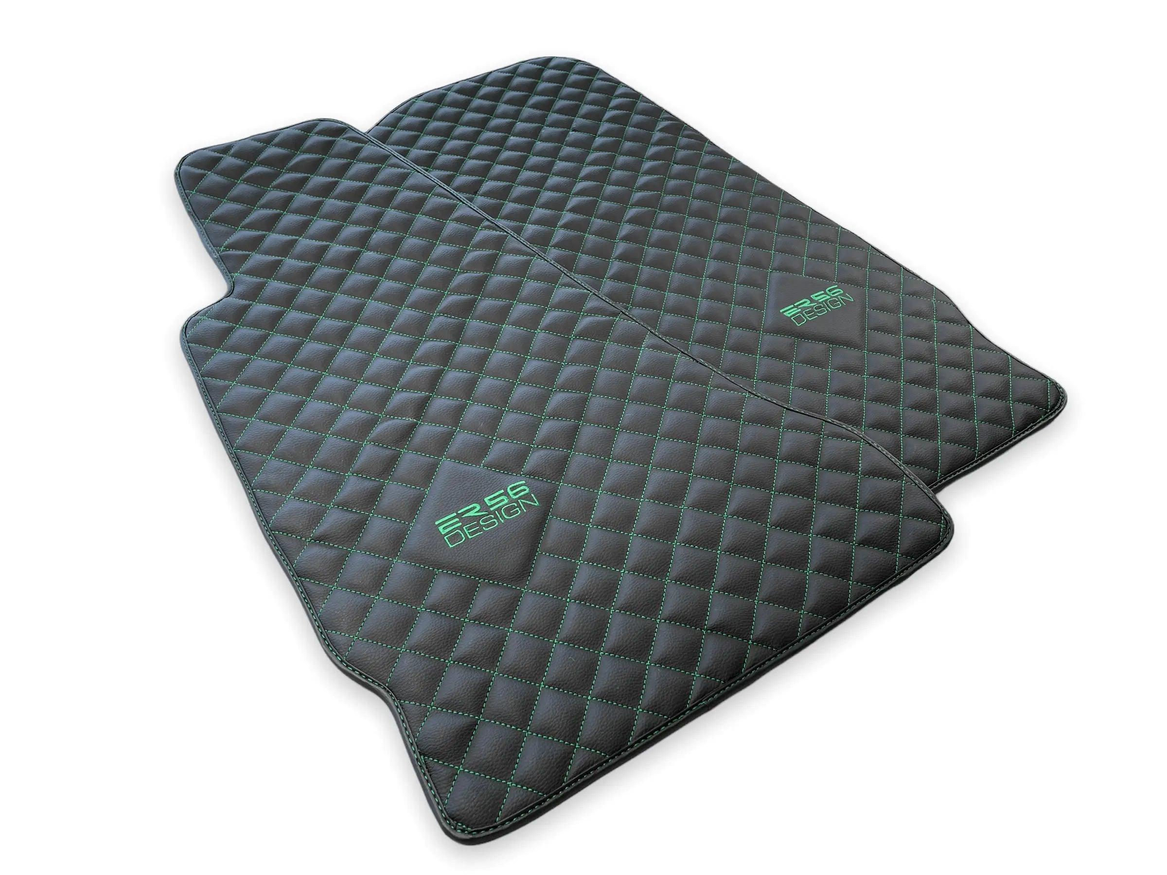 Leather Floor Mats For Aston Martin Vanquish (2012–2018) ER56 Design - AutoWin