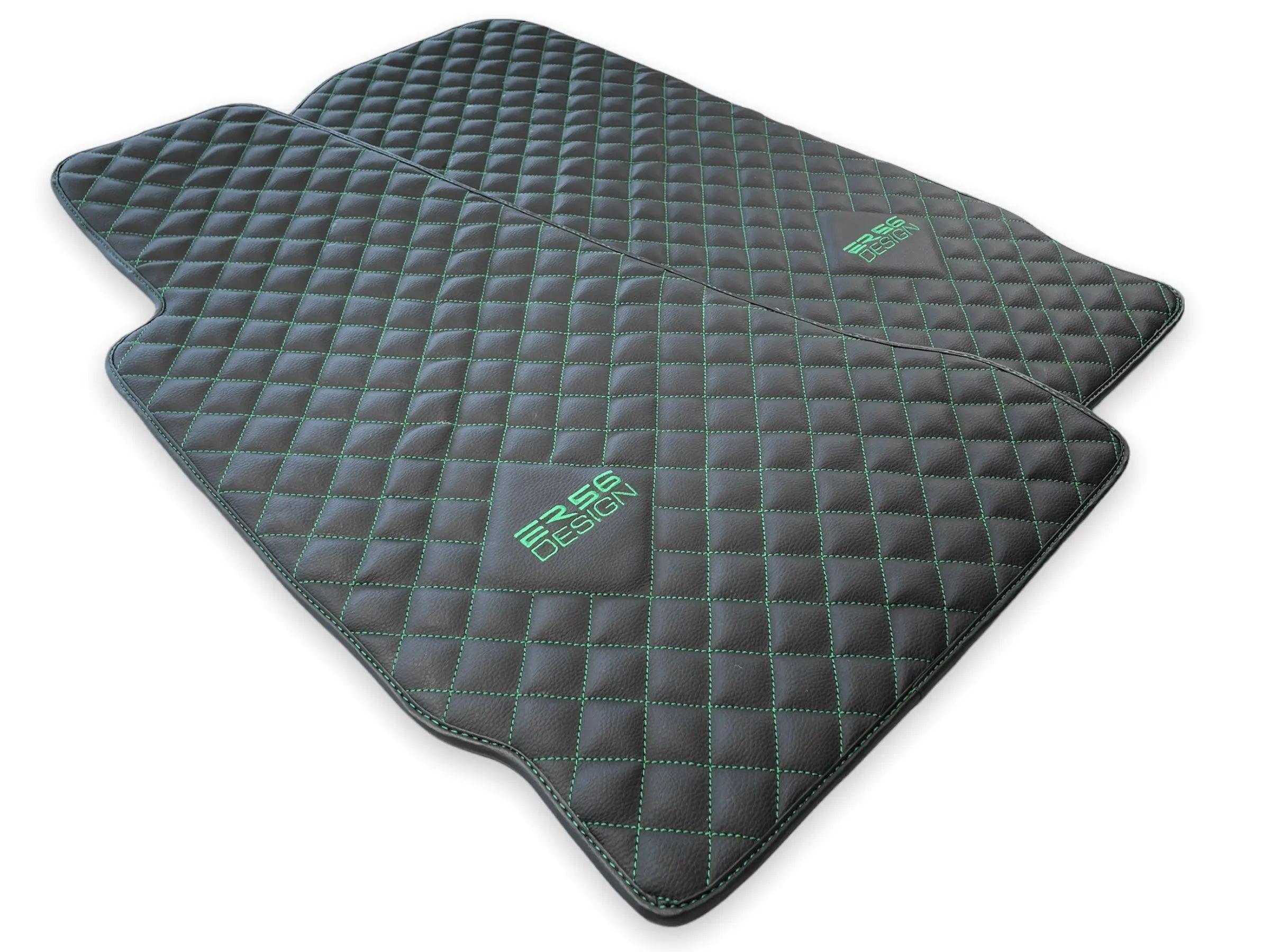 Leather Floor Mats For Aston Martin Vanquish (2012–2018) ER56 Design - AutoWin