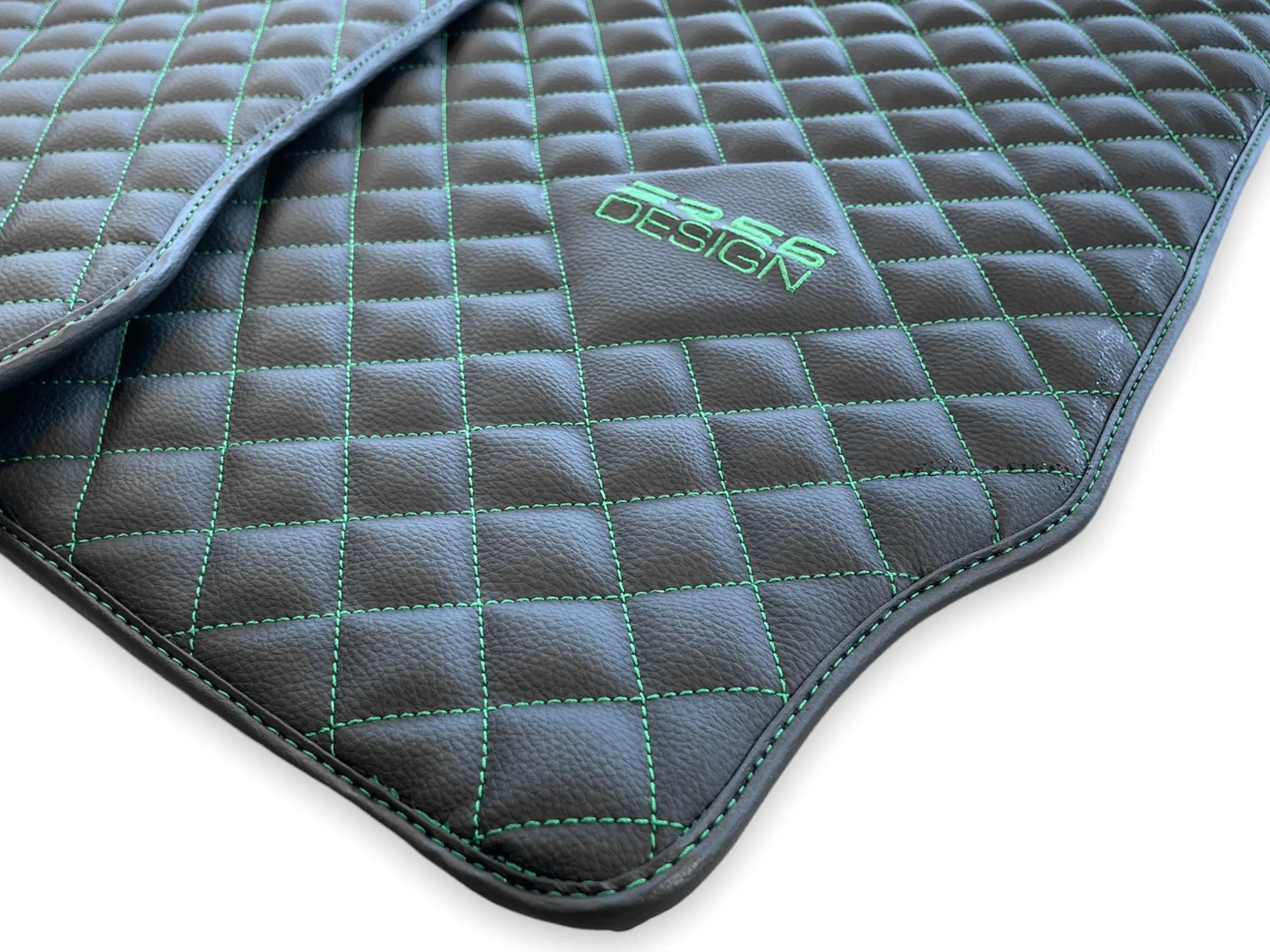 Leather Floor Mats For Aston Martin Vanquish (2012–2018) ER56 Design - AutoWin