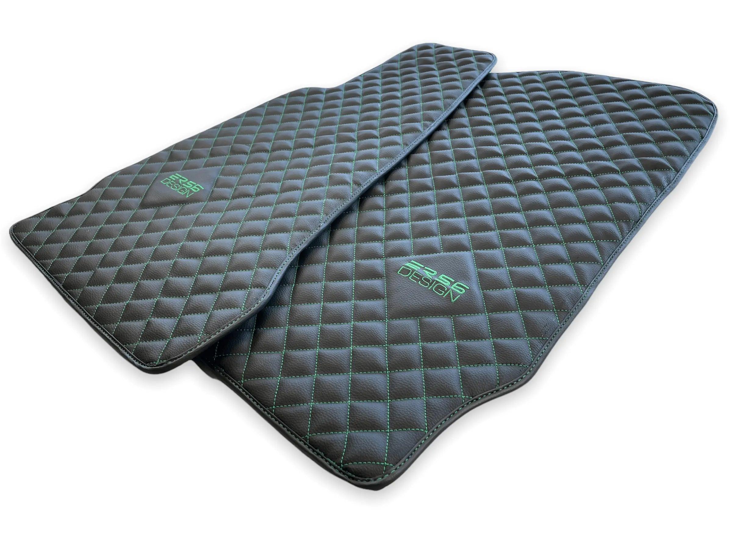 Leather Floor Mats For Aston Martin Vanquish (2012–2018) ER56 Design - AutoWin
