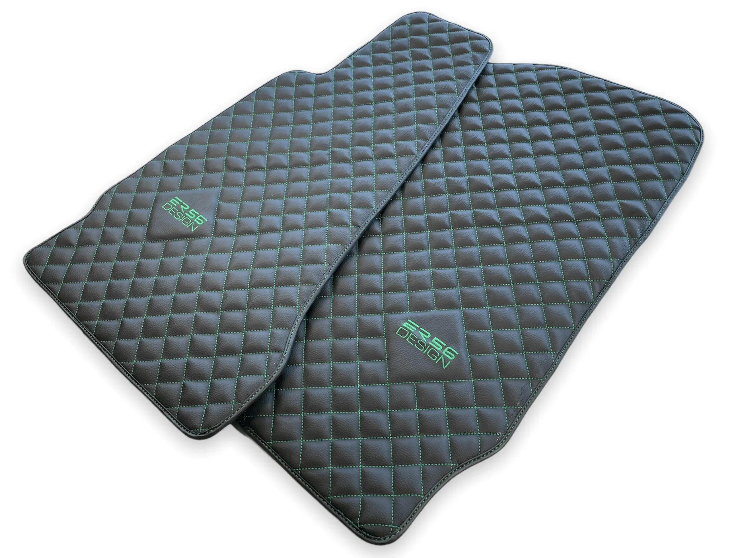 Leather Floor Mats For Aston Martin Vanquish (2012–2018) ER56 Design - AutoWin
