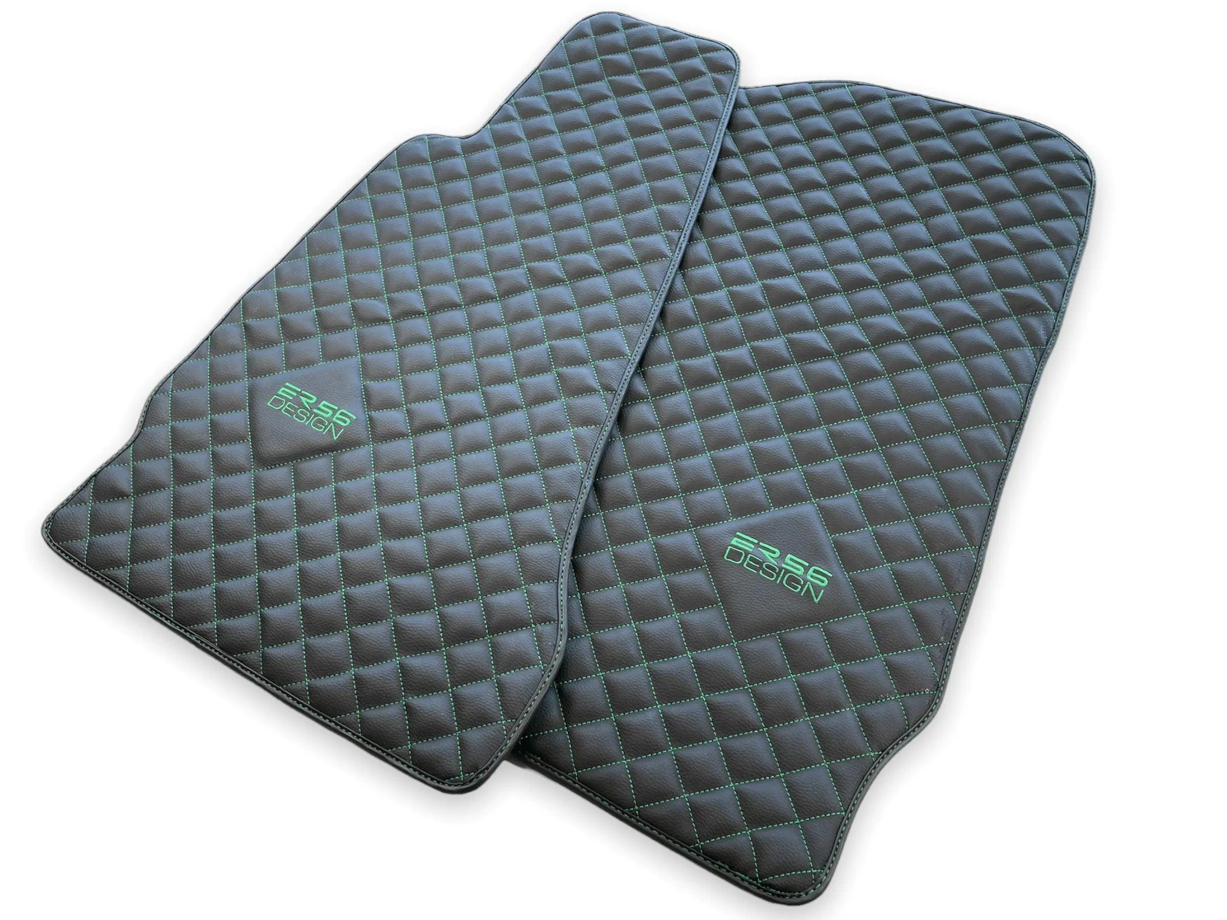 Leather Floor Mats For Aston Martin Vanquish (2012–2018) ER56 Design - AutoWin