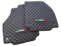 Leather Floor Mats For Ferrari 458 GT2 2012-2015 Black