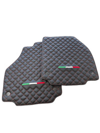Leather Floor Mats For Ferrari 458 GT2 2012-2015 Black