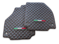 Leather Floor Mats For Ferrari 458 GT2 2012-2015 Black