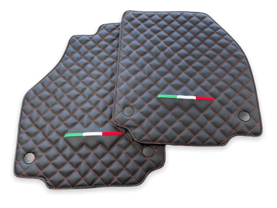 Leather Floor Mats For Ferrari 458 GT2 2012-2015 Black
