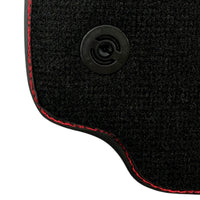 Leather Floor Mats For Ferrari 488 GTB (2016-2022) With Carbon Fiber | Italian Edition