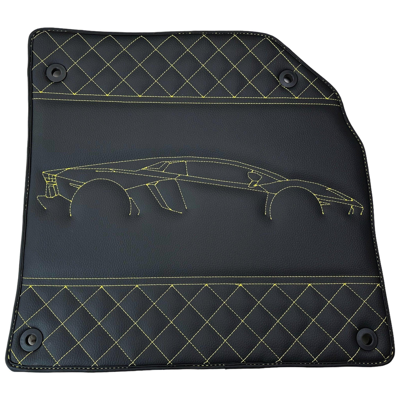 Leather Floor Mats for Lamborghini Aventador SV SVJ - AutoWin
