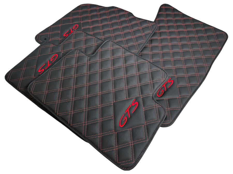 Leather Floor Mats for Porsche Panamera (2017-2023) - AutoWin