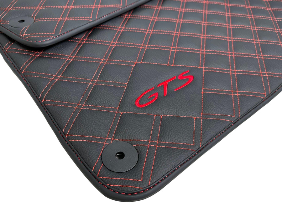 Leather Floor Mats for Porsche Taycan (2019-2023) - AutoWin