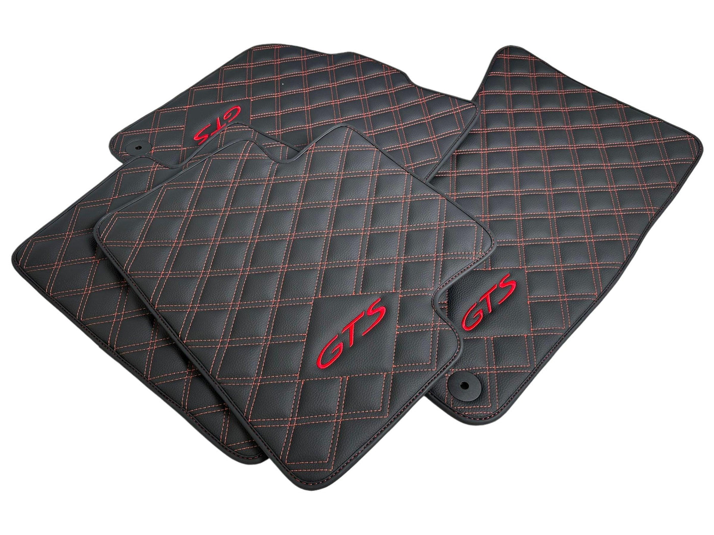 Leather Floor Mats for Porsche Taycan (2019-2023) - AutoWin