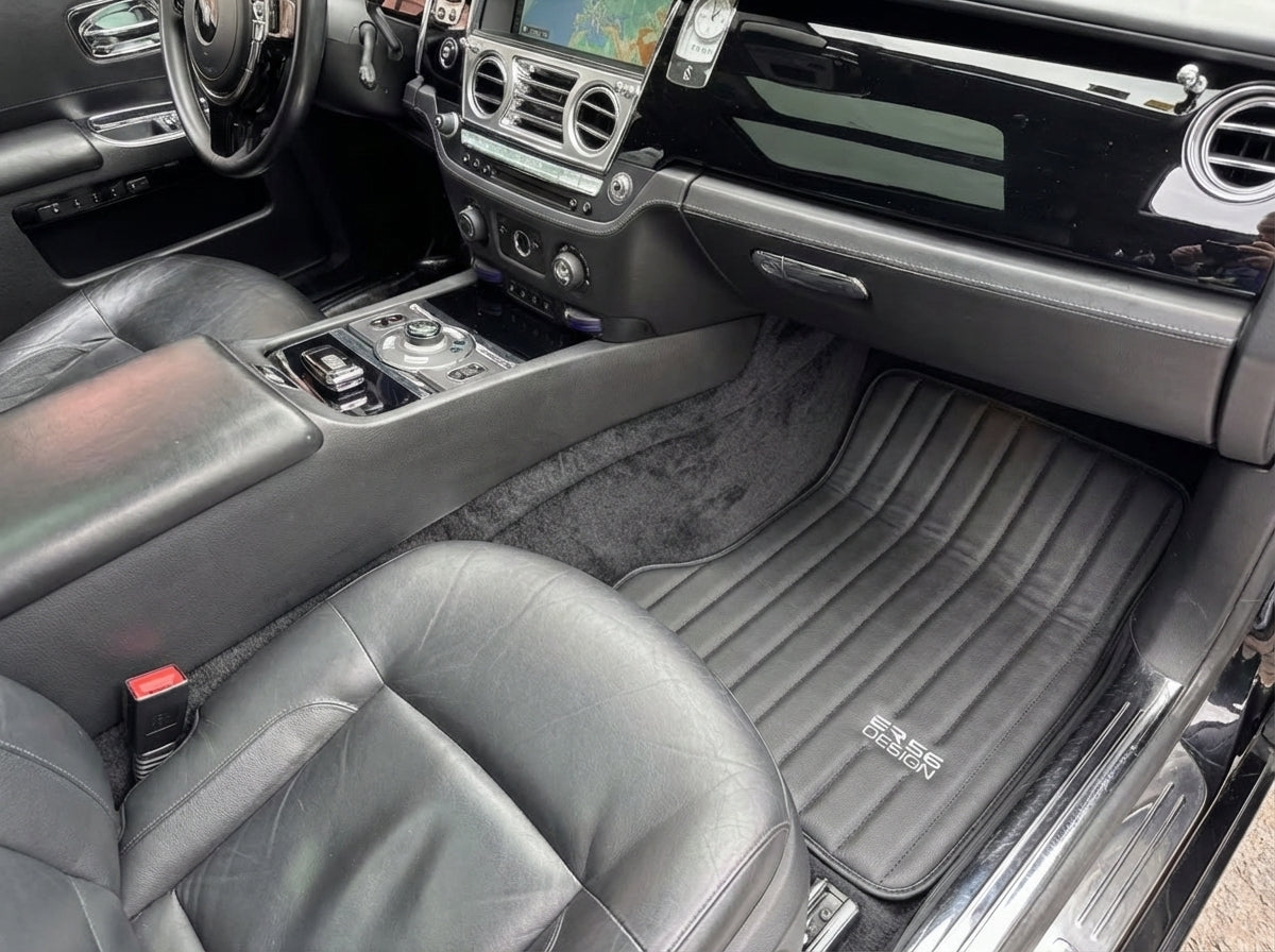 Leather Floor Mats For Rolls Royce Ghost Series I (2010–2020) ER56 Design Brand