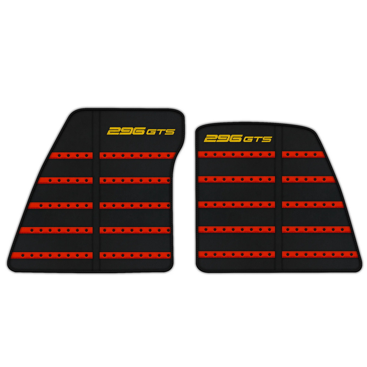 Leather Floor Mats with Daytona Design for Ferrari 296 GTS (2022-2027)