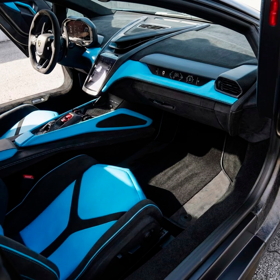 Alfombrillas de coche negras personalizables para