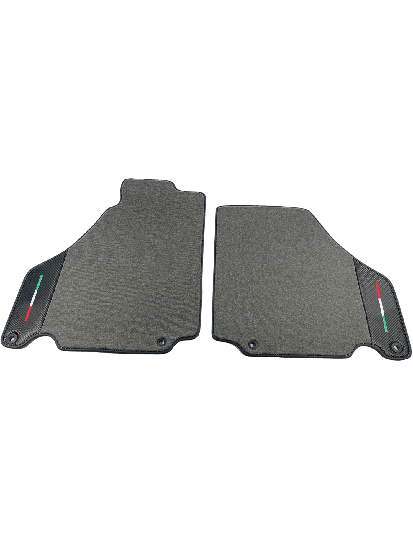 Floor Mats For Ferrari 360 Modena 1999-2005 Gray With Carbon Fiber Leather - AutoWin