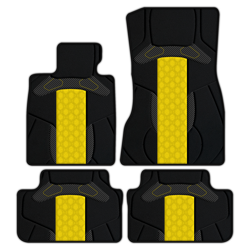Custom Fit Premium Leather Floor Mats with AW45 Pattern for BMW 1 Series F21 (2012-2019) Hatch