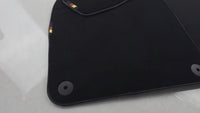 Tapis de voiture noirs pour Porsche 911 - 992 (2019-2024) avec drapeau allemand