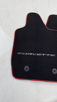 Tappetini neri per auto per Chevrolet Corvette C7 Targa Top (2014-2019)