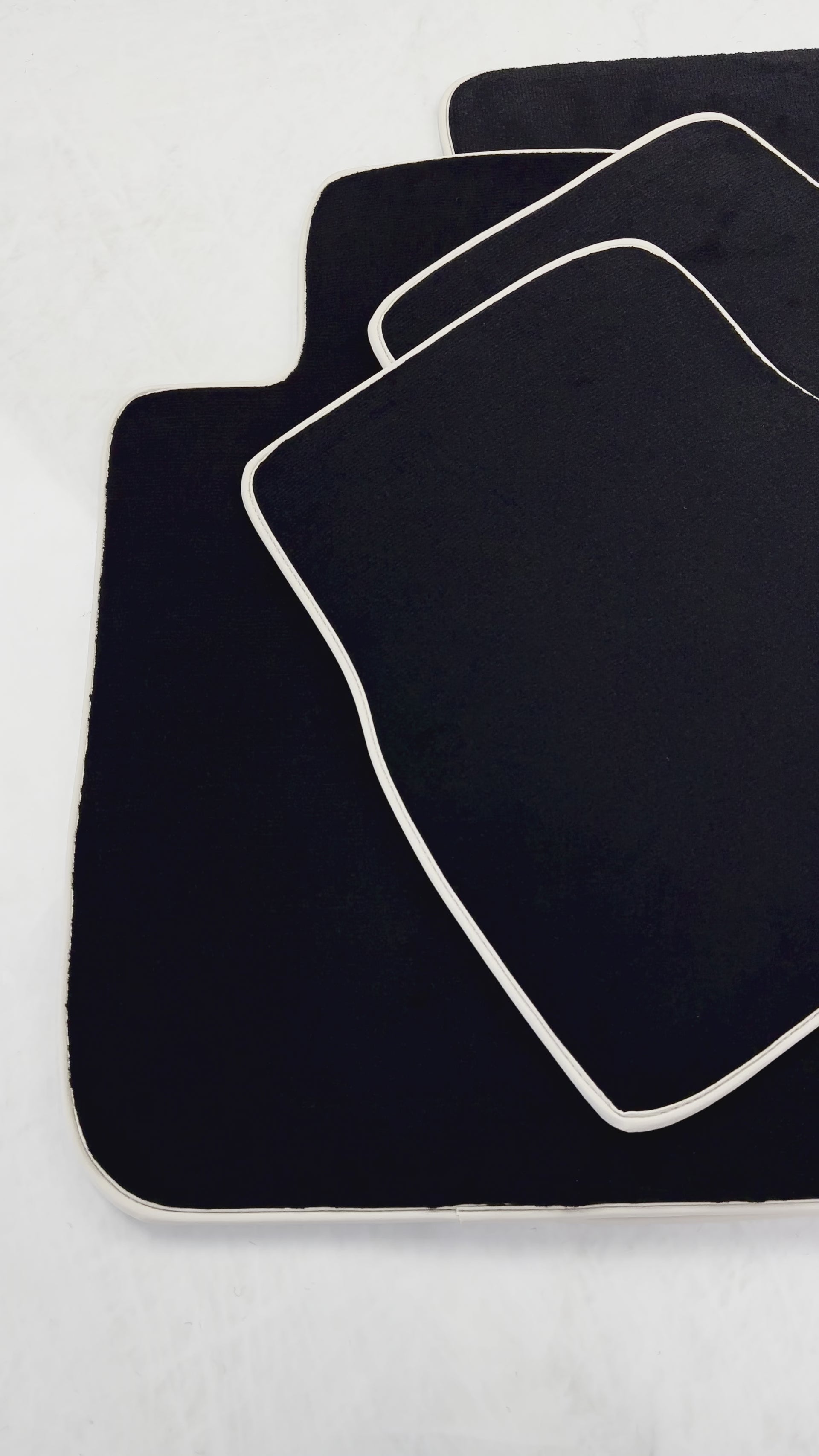 Alfombrillas negras para coche para BMW Serie 3 E30 Coupé de 2 puertas (1982–1994) - AutoWin