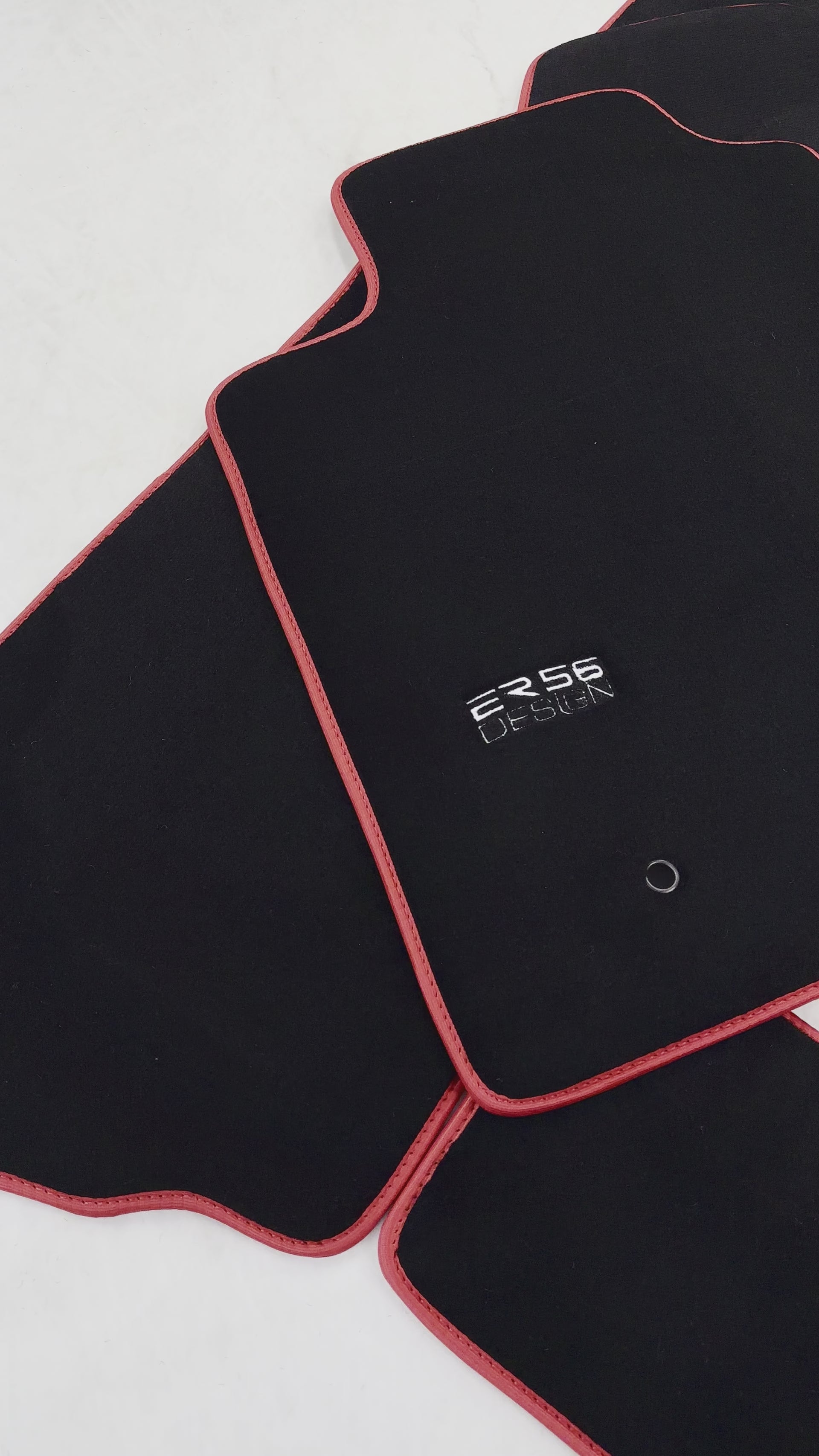 Schwarze Fußmatten für Toyota Corolla Verso (2004–2009), ER56-Design - ER56 Design