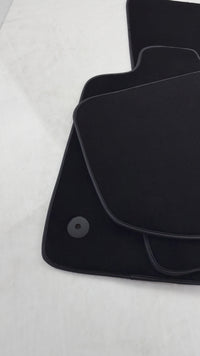 Tapis de voiture noir pour Bentley Continental GT (2018–2023)