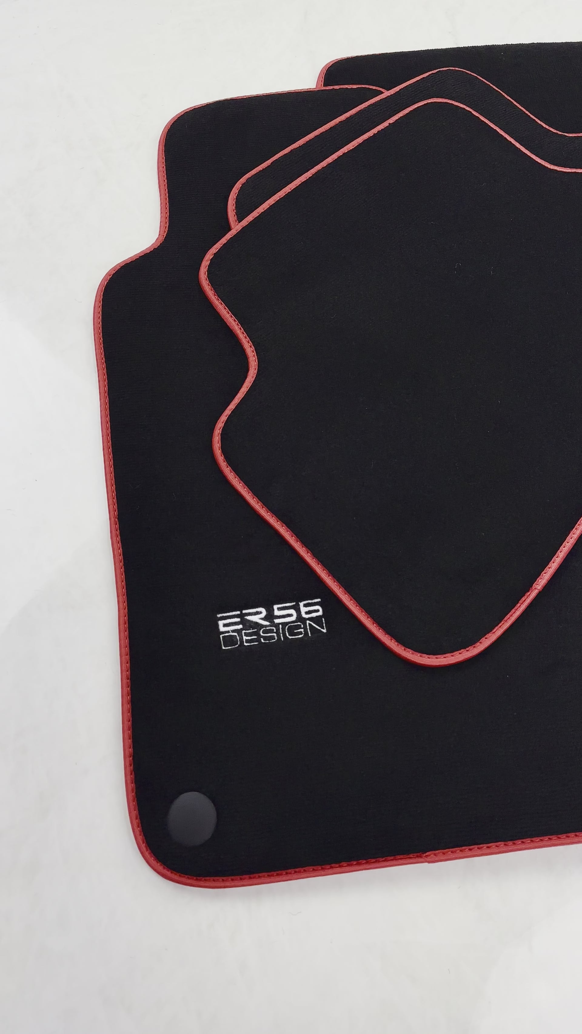 Tappetini Neri per Auto per Mercedes Benz C-Class W203 (2000-2007) Design ER56 - ER56 Design