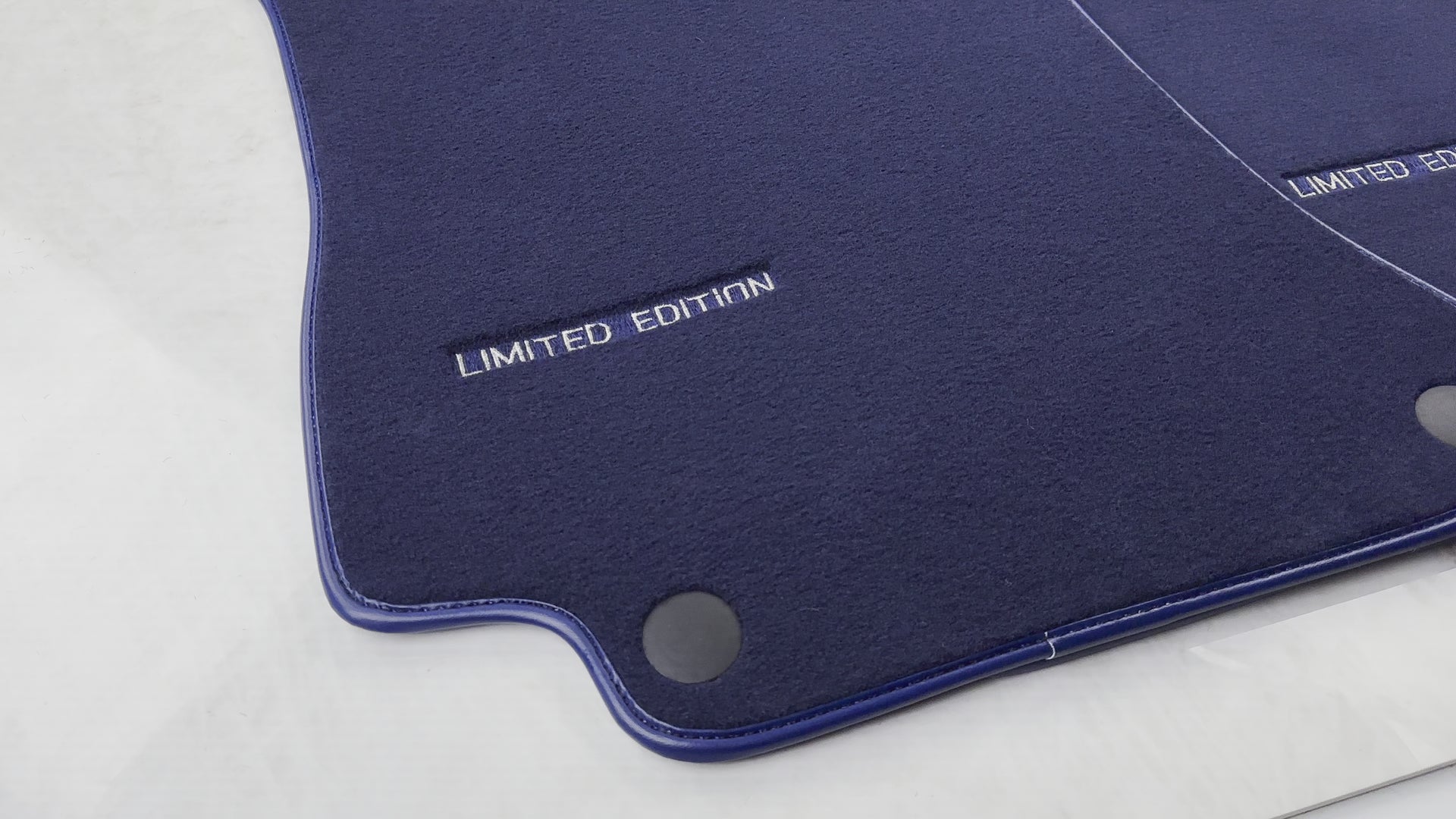 Dark Blue Floor Mats For Mercedes Benz E-Class W213 Sedan (2016-2020) | Limited Edition - AutoWin