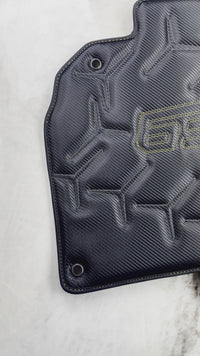 Tapis de voiture en cuir carbone pour Lamborghini Aventador SVJ 63 Edition
