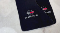 Tappeti per auto neri per Chevrolet Corvette C4 (1984-1996)