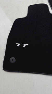 Tapetes de coche negros para Audi TT MK1 Coupé (1998-2006)