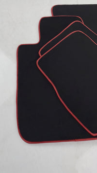 Mats de coche negros para BMW 3 Series E30 coupé de 2 puertas (1982–1994)