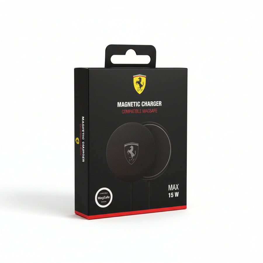 Ferrari Magnetic Charger – MagSafe Compatible (15W)