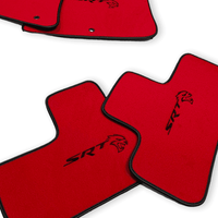 Red Floor Mats For Dodge Charger SRT 2015-2024 - AutoWin