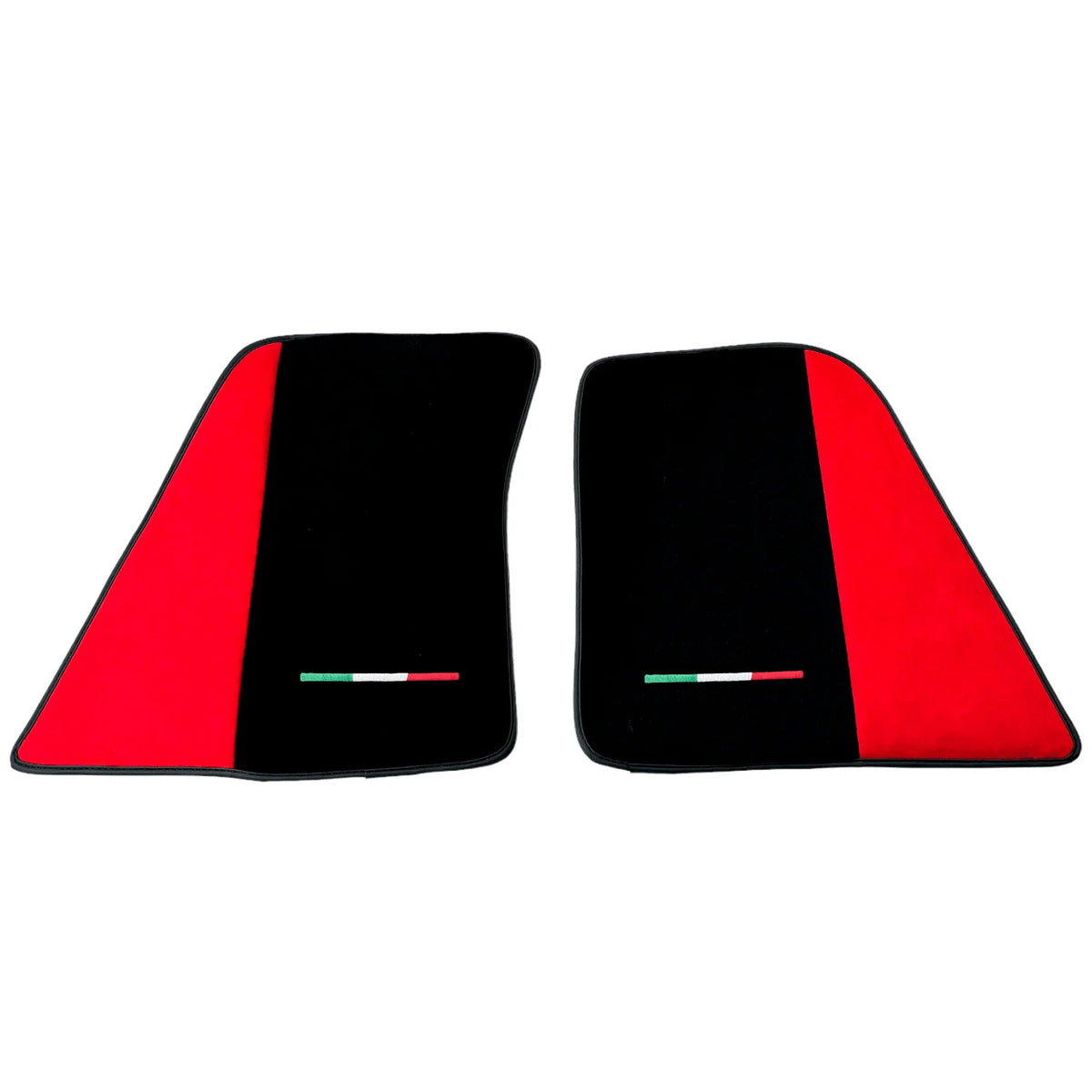 Red Floor Mats for Ferrari 296 GTB (2022-2027) with Alcantara Leather - AutoWin