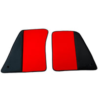 Red Floor Mats for Ferrari 296 GTB (2022-2027) with Leather