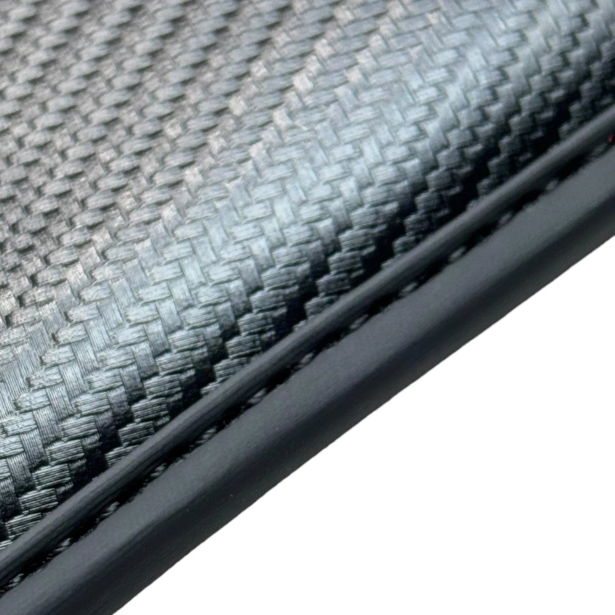 Red Floor Mats for Ferrari 296 GTS (2022-2027) with Carbon Fiber - AutoWin