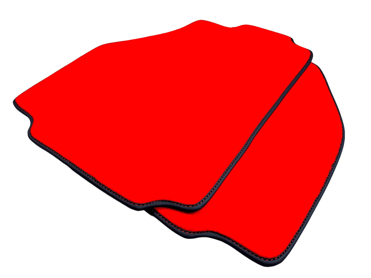 Red Floor Mats For Ferrari 488 Pista Spider 2015-2022